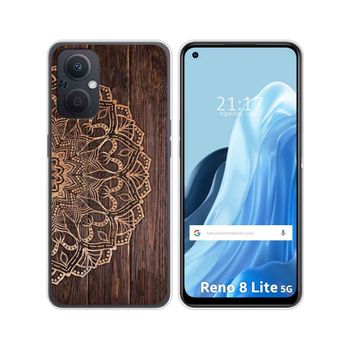 Funda Silicona Para Oppo Reno 8 Lite 5g Diseño Madera 06 Dibujos