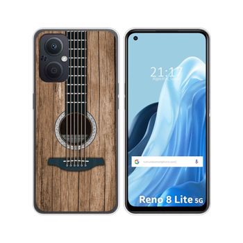 Funda Silicona Para Oppo Reno 8 Lite 5g Diseño Madera 11 Dibujos