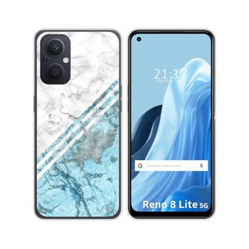 Funda Silicona Para Oppo Reno 8 Lite 5g Diseño Mármol 02 Dibujos