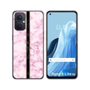 Funda Silicona Para Oppo Reno 8 Lite 5g Diseño Mármol 04 Dibujos