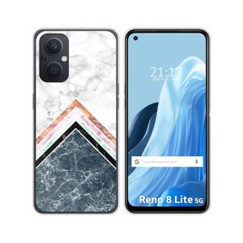 Funda Silicona Para Oppo Reno 8 Lite 5g Diseño Mármol 05 Dibujos