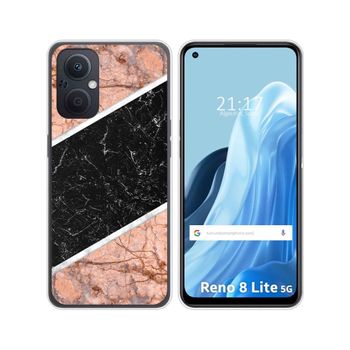 Funda Silicona Para Oppo Reno 8 Lite 5g Diseño Mármol 07 Dibujos