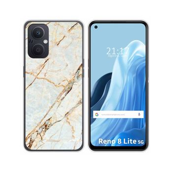 Funda Silicona Para Oppo Reno 8 Lite 5g Diseño Mármol 13 Dibujos