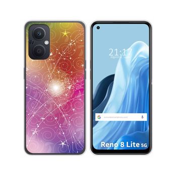 Funda Silicona Para Oppo Reno 8 Lite 5g Diseño Abstracto Dibujos