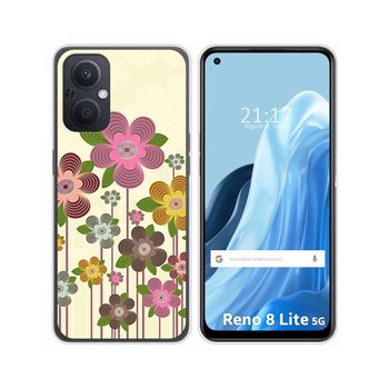 Funda Silicona Para Oppo Reno 8 Lite 5g Diseño Primavera En Flor Dibujos