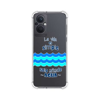 Funda Silicona Antigolpes Para Oppo Reno 8 Lite 5g Diseño Agua Dibujos