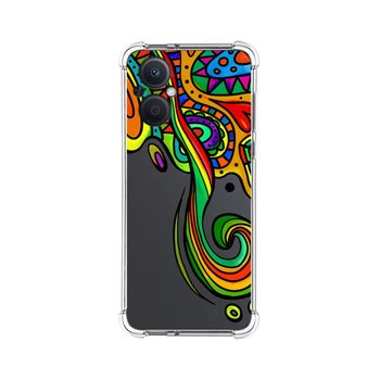 Funda Silicona Antigolpes Para Oppo Reno 8 Lite 5g Diseño Colores Dibujos