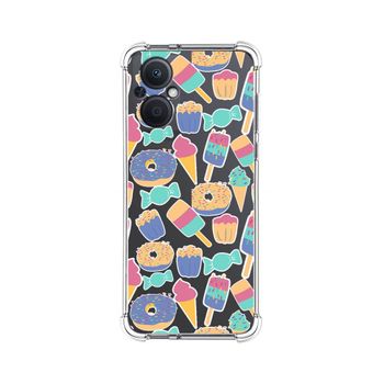 Funda Silicona Antigolpes Para Oppo Reno 8 Lite 5g Diseño Dulces 02 Dibujos