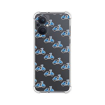 Funda Silicona Antigolpes Para Oppo Reno 8 Lite 5g Diseño Scooter Dibujos