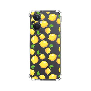 Funda Silicona Antigolpes Para Oppo Reno 8 Lite 5g Diseño Limones Dibujos