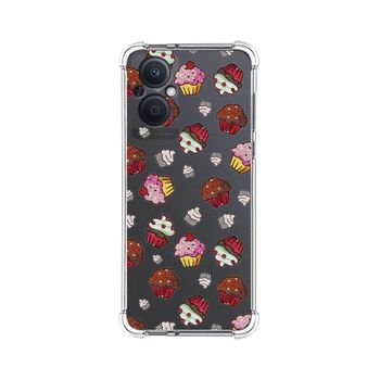 Funda Silicona Antigolpes Para Oppo Reno 8 Lite 5g Diseño Muffins Dibujos