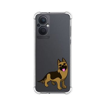 Funda Silicona Antigolpes Para Oppo Reno 8 Lite 5g Diseño Perros 03 Dibujos