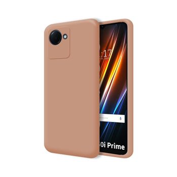 Funda Silicona Líquida Ultra Suave Para Realme Narzo 50i Prime Color Rosa