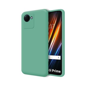 Funda Silicona Líquida Ultra Suave Para Realme Narzo 50i Prime Color Verde