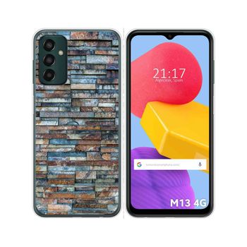 Funda Silicona Para Samsung Galaxy M13 4g Diseño Ladrillo 05 Dibujos