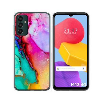 Funda Silicona Para Samsung Galaxy M13 4g Diseño Mármol 15 Dibujos