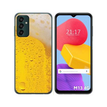 Funda Silicona Para Samsung Galaxy M13 4g Diseño Cerveza Dibujos