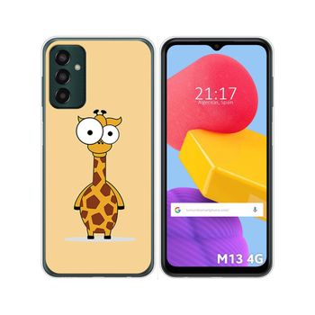 Funda Silicona Para Samsung Galaxy M13 4g Diseño Jirafa Dibujos