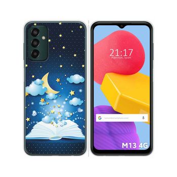 Funda Silicona Para Samsung Galaxy M13 4g Diseño Libro Cuentos Dibujos