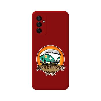 Funda Silicona Líquida Roja Para Samsung Galaxy M13 4g Diseño Adventure Time Dibujos