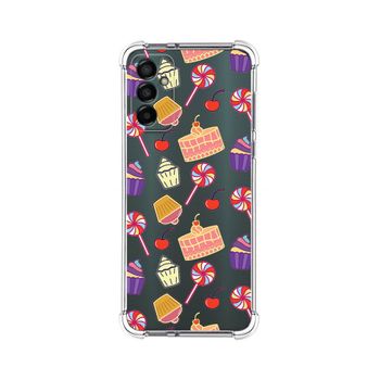 Funda Silicona Antigolpes Para Samsung Galaxy M13 4g Diseño Dulces 01 Dibujos