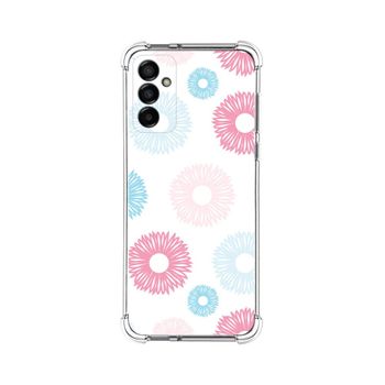 Funda Silicona Antigolpes Para Samsung Galaxy M13 4g Diseño Flores 06 Dibujos