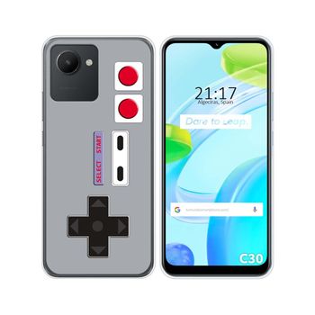 Funda Silicona Para Realme C30 Diseño Consola Dibujos