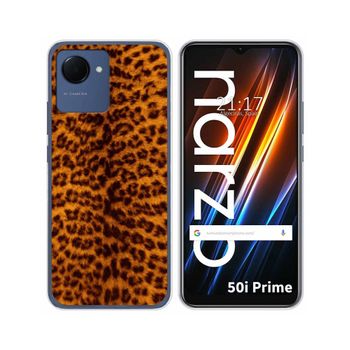 Funda Silicona Para Realme Narzo 50i Prime Diseño Animal 03 Dibujos