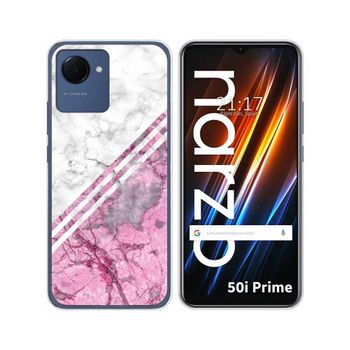 Funda Silicona Para Realme Narzo 50i Prime Diseño Mármol 03 Dibujos