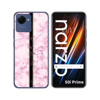 Funda Silicona Para Realme Narzo 50i Prime Diseño Mármol 04 Dibujos