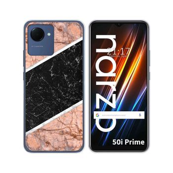 Funda Silicona Para Realme Narzo 50i Prime Diseño Mármol 07 Dibujos