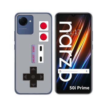 Funda Silicona Para Realme Narzo 50i Prime Diseño Consola Dibujos