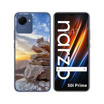 Funda Silicona Para Realme Narzo 50i Prime Diseño Sunset Dibujos