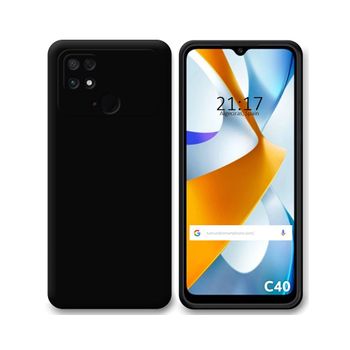 Funda Silicona Gel Tpu Negra Para Xiaomi Poco C40