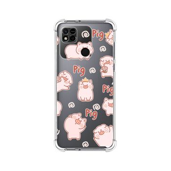 Funda Silicona Antigolpes Para Xiaomi Redmi 10a Diseño Cerdos Dibujos