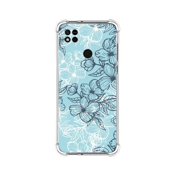 Funda Silicona Antigolpes Para Xiaomi Redmi 10a Diseño Flores 03 Dibujos