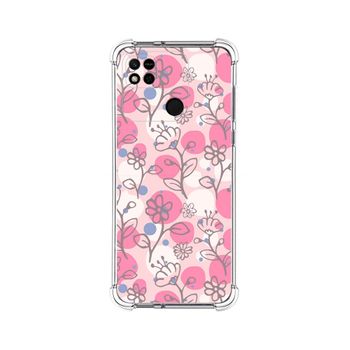 Funda Silicona Antigolpes Para Xiaomi Redmi 10a Diseño Flores 07 Dibujos