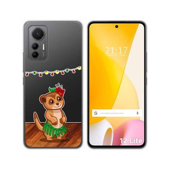 Funda Silicona Transparente Para Xiaomi 12 Lite 5g Diseño Suricata Dibujos