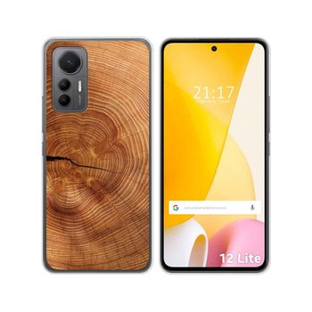 Funda Silicona Para Xiaomi 12 Lite 5g Diseño Madera 04 Dibujos