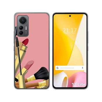 Funda Silicona Para Xiaomi 12 Lite 5g Diseño Brochas Dibujos