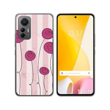 Funda Silicona Para Xiaomi 12 Lite 5g Diseño Flores Vintage Dibujos