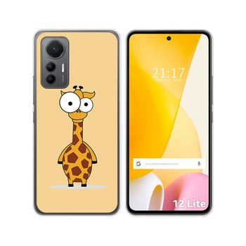 Funda Silicona Para Xiaomi 12 Lite 5g Diseño Jirafa Dibujos