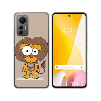 Funda Silicona Para Xiaomi 12 Lite 5g Diseño Leon Dibujos