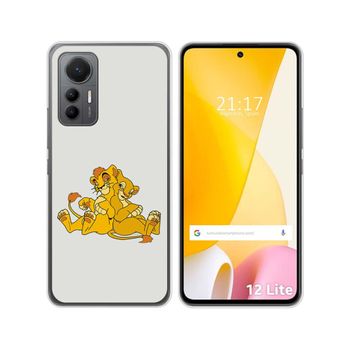 Funda Silicona Para Xiaomi 12 Lite 5g Diseño Leones Dibujos