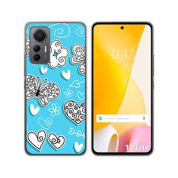 Funda Silicona Para Xiaomi 12 Lite 5g Diseño Mariposas Dibujos