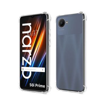 Funda Silicona Antigolpes Transparente Para Realme Narzo 50i Prime