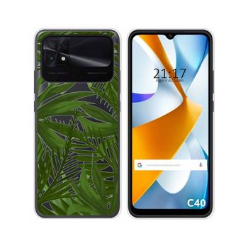 Funda Silicona Transparente Para Xiaomi Poco C40 Diseño Jungla Dibujos