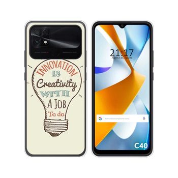 Funda Silicona Para Xiaomi Poco C40 Diseño Creativity Dibujos