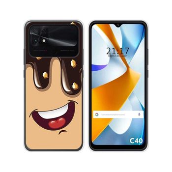 Funda Silicona Para Xiaomi Poco C40 Diseño Helado Chocolate Dibujos