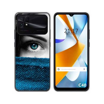 Funda Silicona Para Xiaomi Poco C40 Diseño Ojo Dibujos